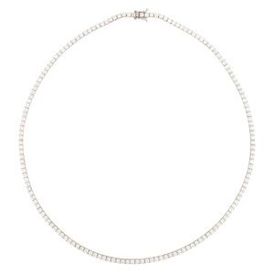 15.5 carat real diamond tennis necklace!!!